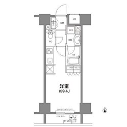 コンフォリア新宿御苑IIの物件間取画像